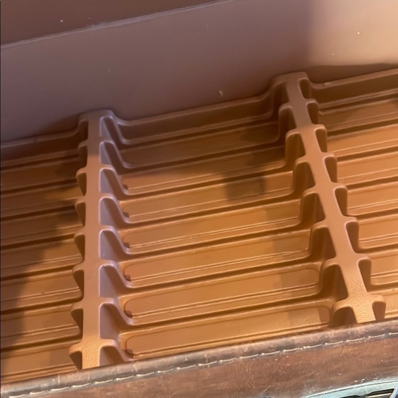 Vintage Brown Leather cassette tape holder 80’s - Picture 3 of 3